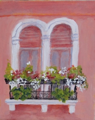 The Balcony-acrylic-10x8