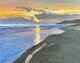 Shoreline sunset (Acrylic 12 x 16)