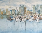 False Creek Afternoon #2 (16x20 acrylic)