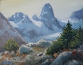 "Bugaboos" (Oil on canvas 11 x 14)