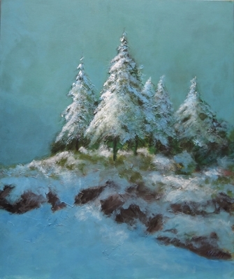 Winters Light (24x20 Acrylic)