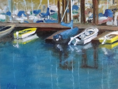 Ganges Harbour  11x 14 Oil