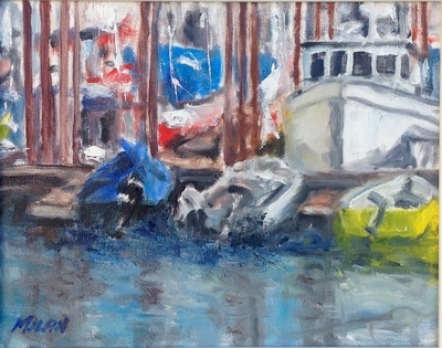 Ganges Harbour  11x 14 Oil